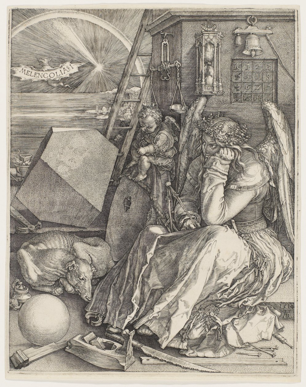 Melencolia I door Albrecht Dürer