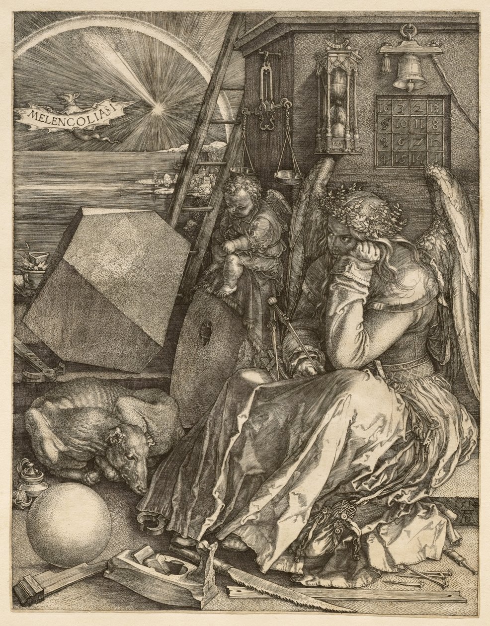 Melencolia I door Albrecht Dürer