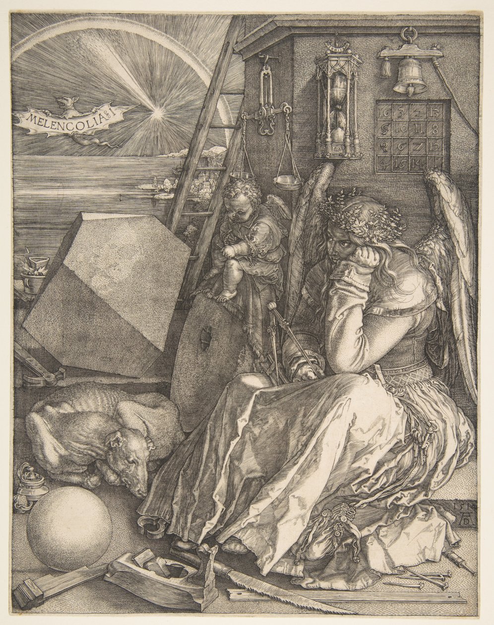 Melencolia I door Albrecht Dürer