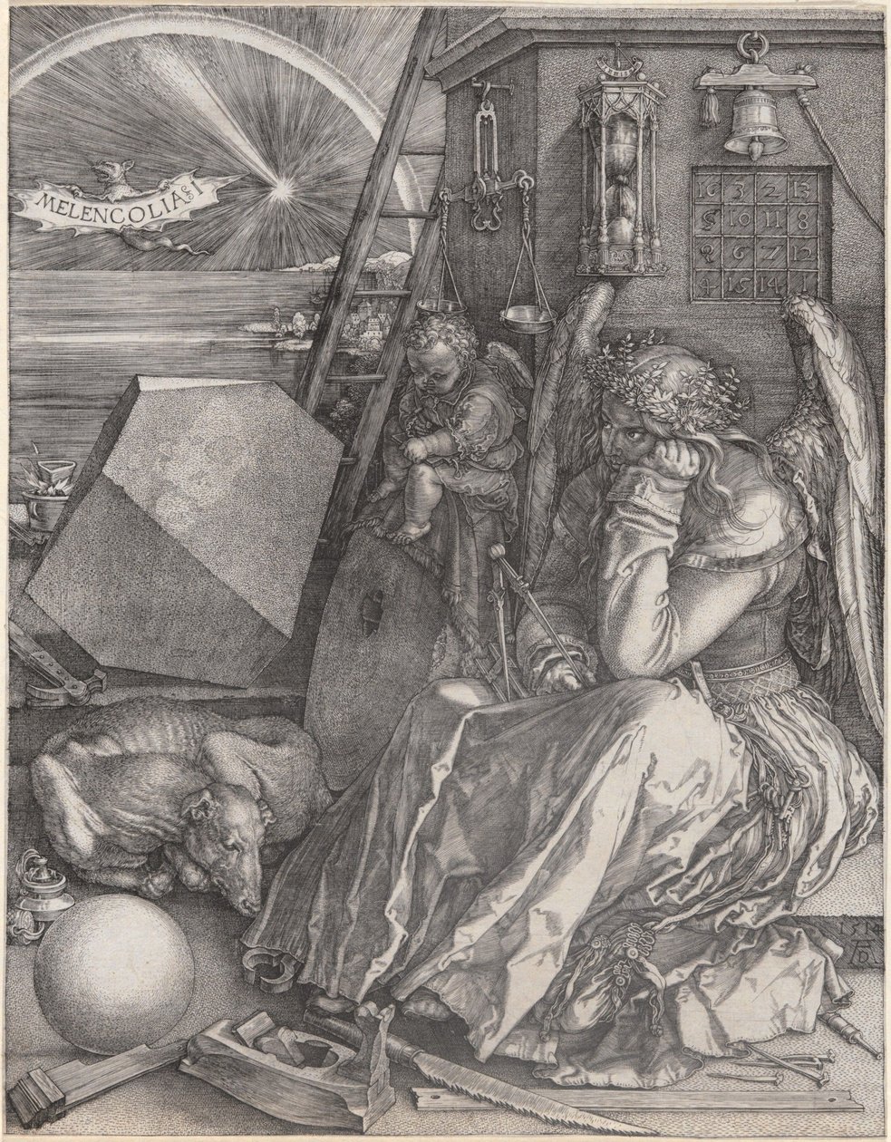 Melencolia I door Albrecht Dürer