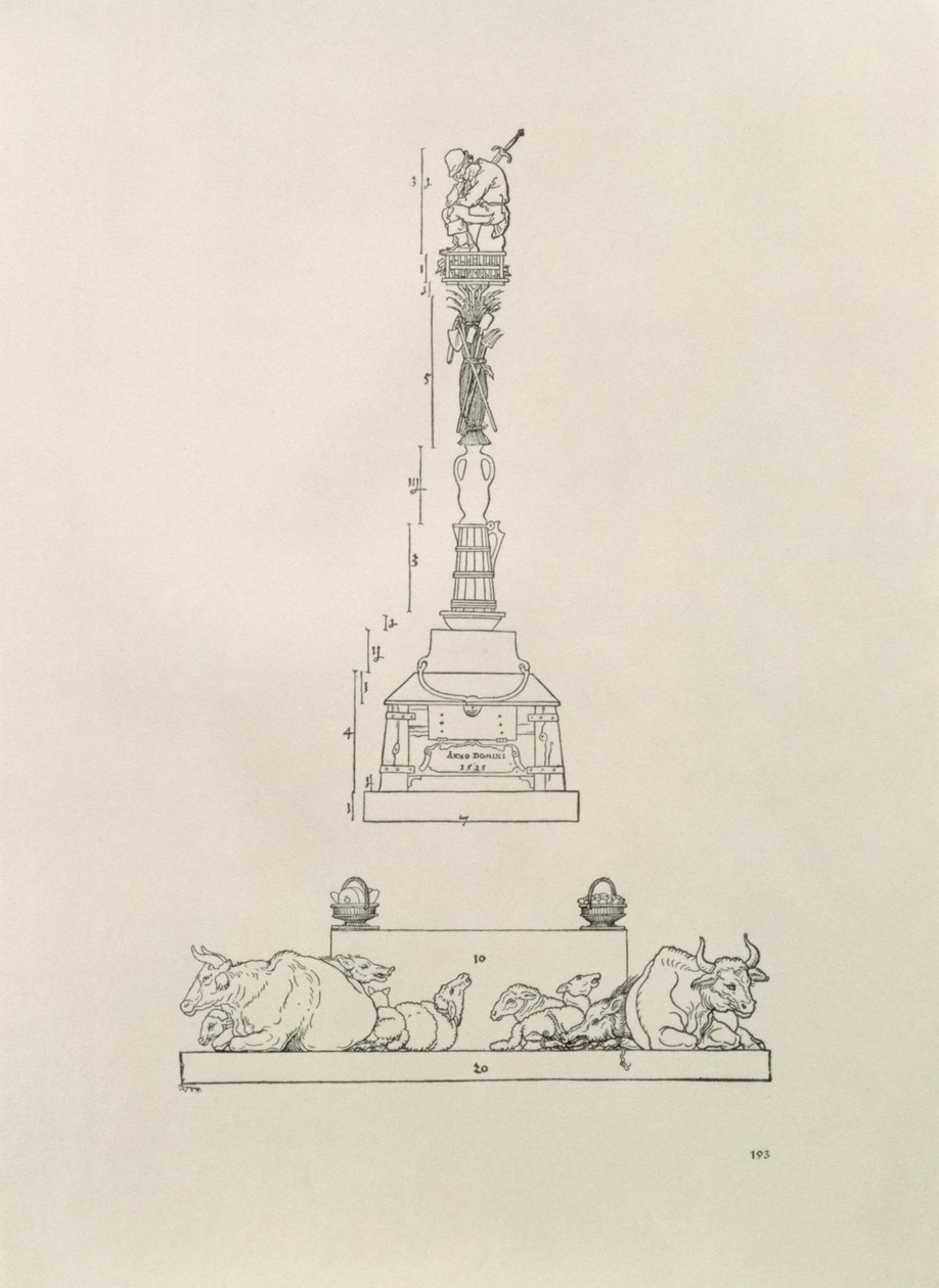Monument ter herdenking van de overwinning op de boeren, uit het 