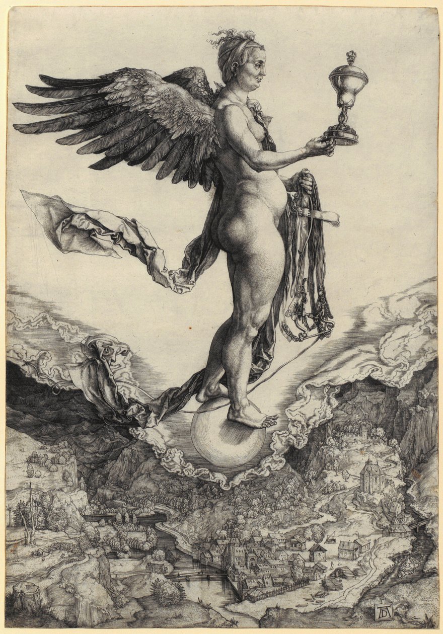Nemesis door Albrecht Dürer