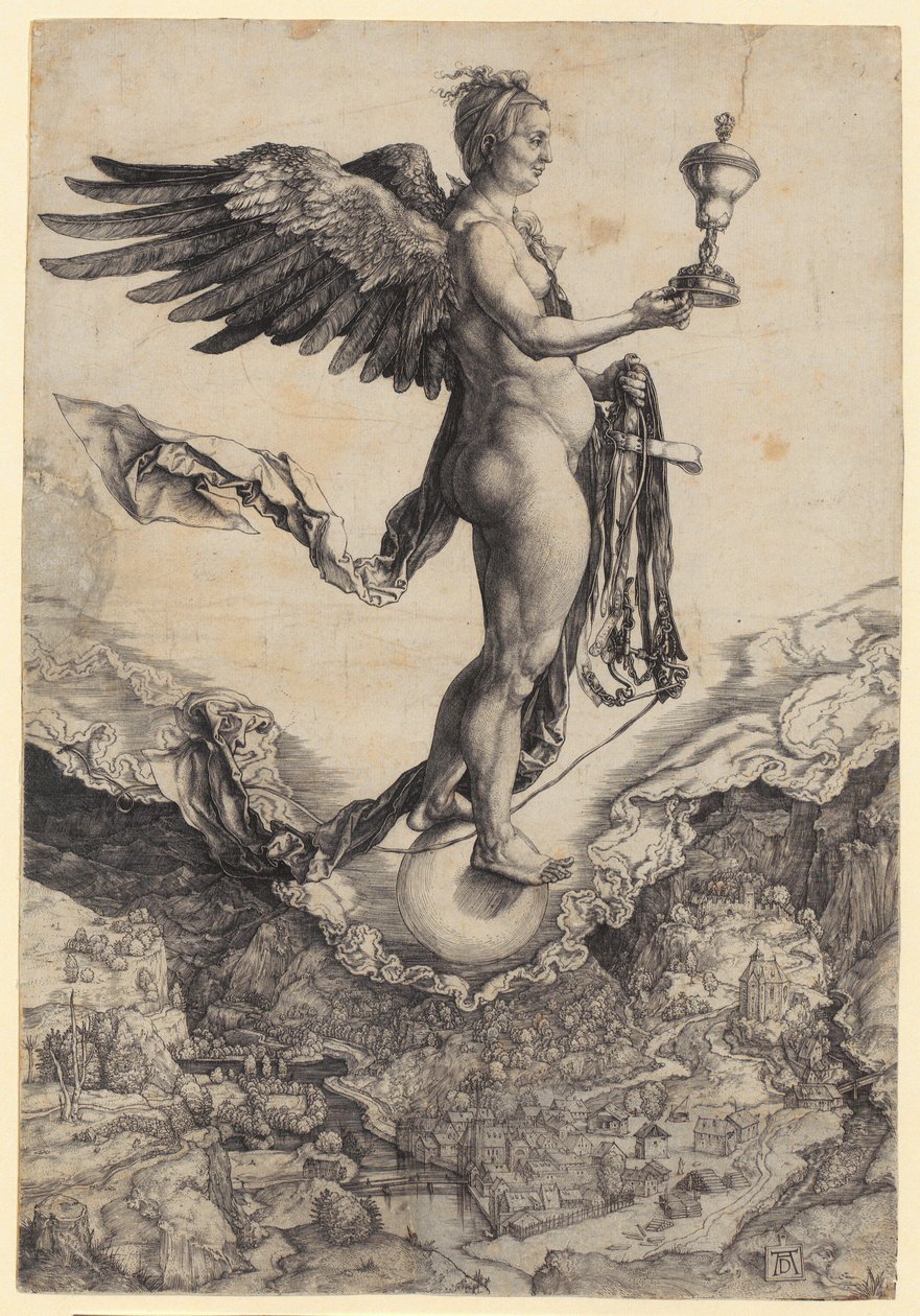 Nemesis door Albrecht Dürer