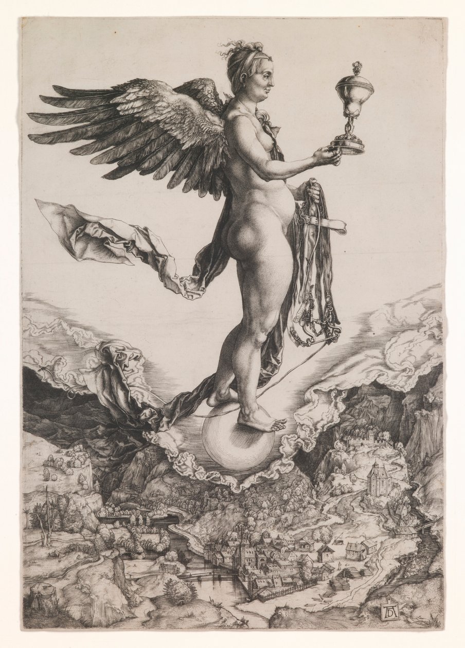 Nemesis door Albrecht Dürer