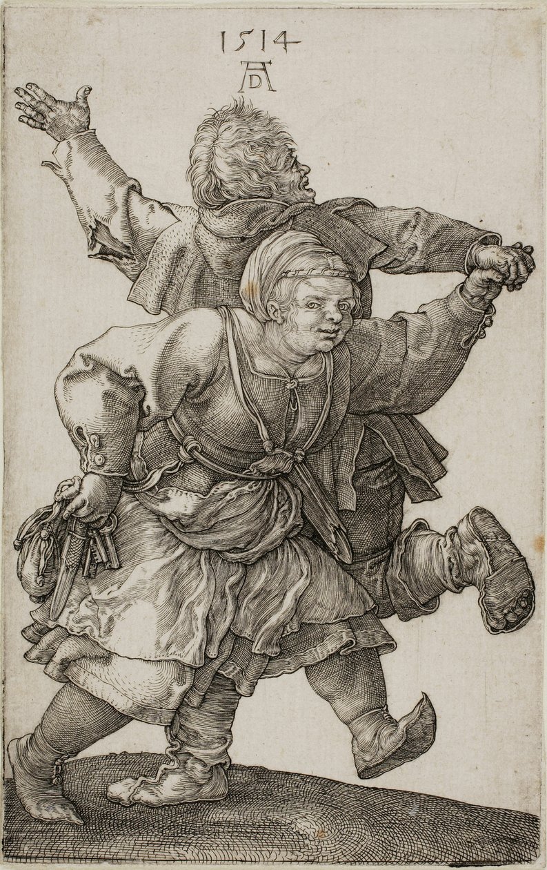 Boerenpaar dat Danst door Albrecht Dürer