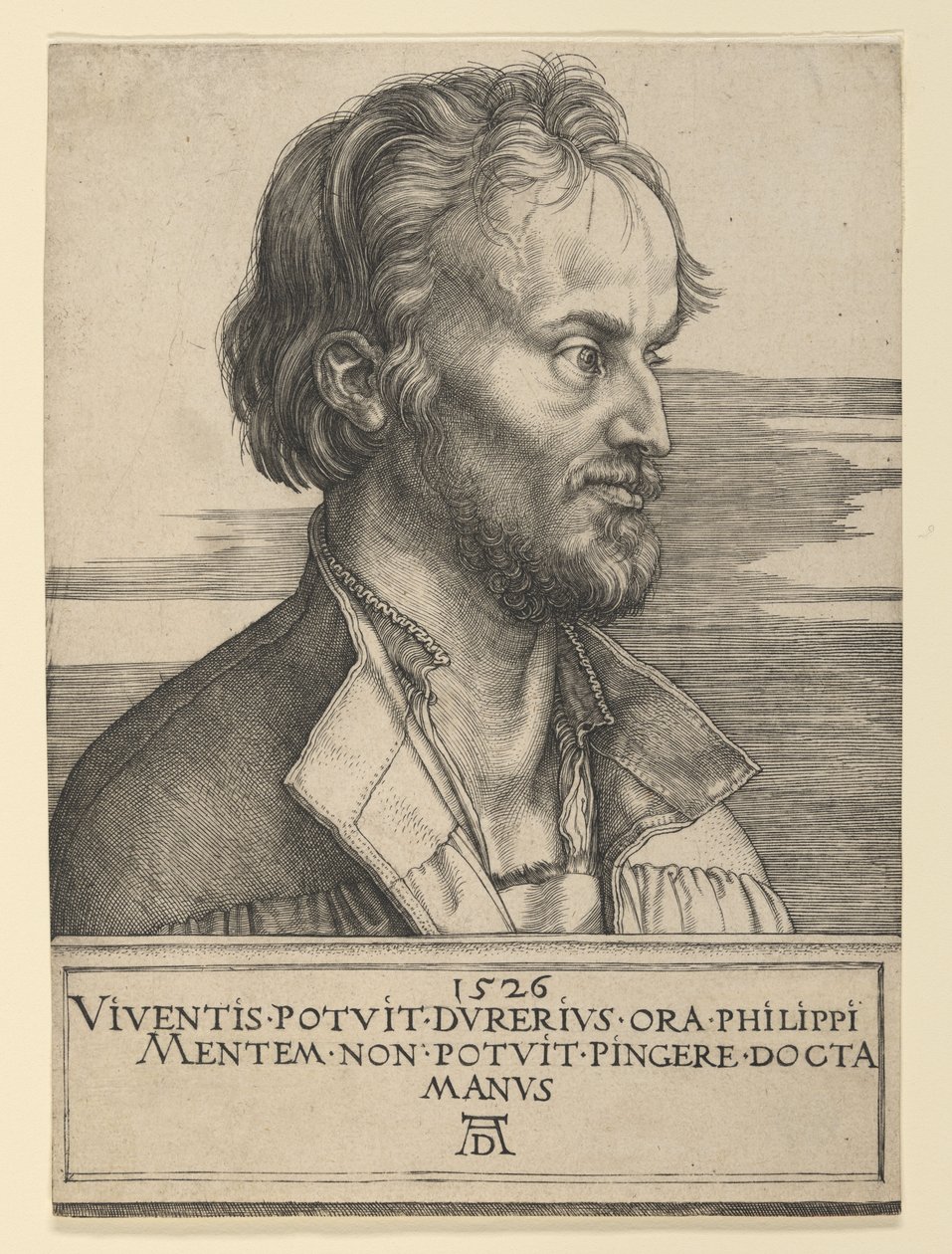 Philipp Melanchthon door Albrecht Dürer