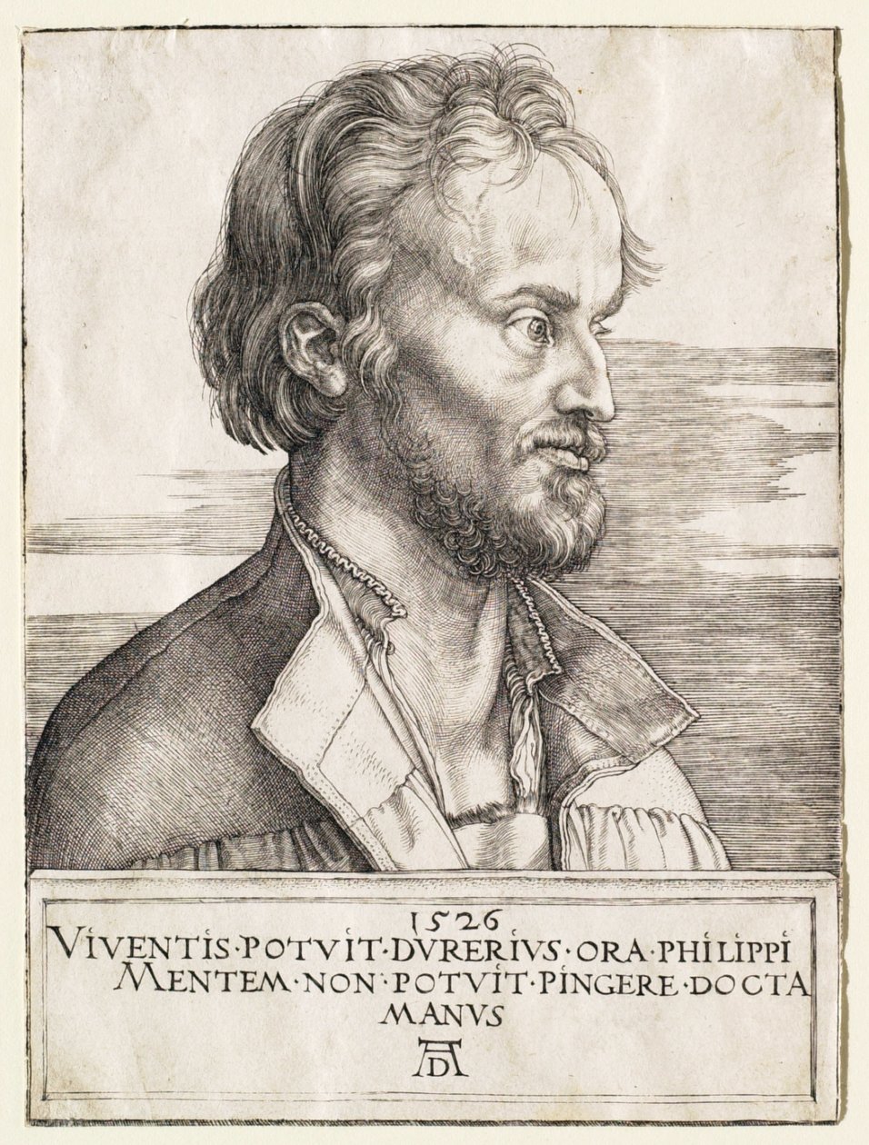 Philipp Melanchthon door Albrecht Dürer
