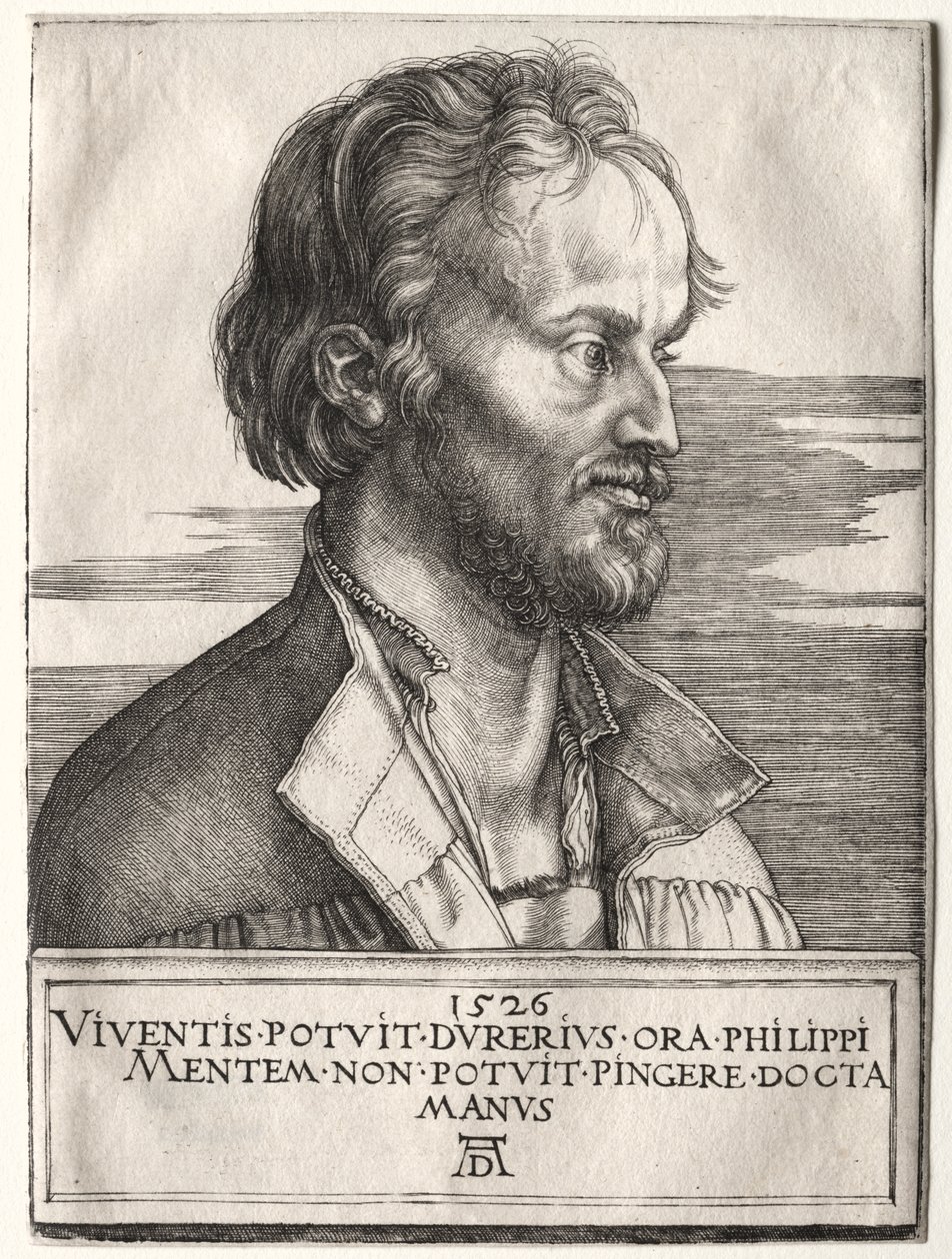 Philipp van Melanchthon door Albrecht Dürer