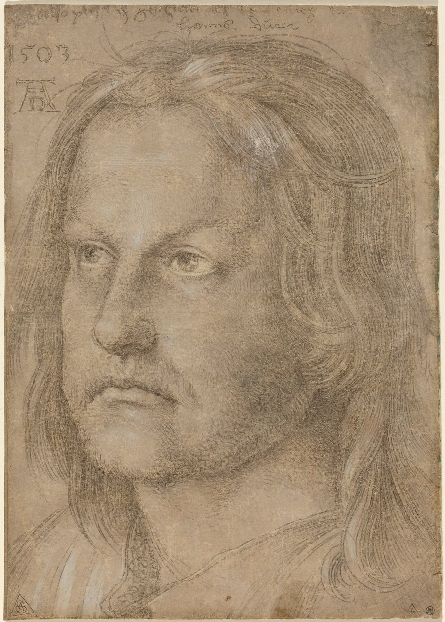 Portret van een man door Albrecht Dürer