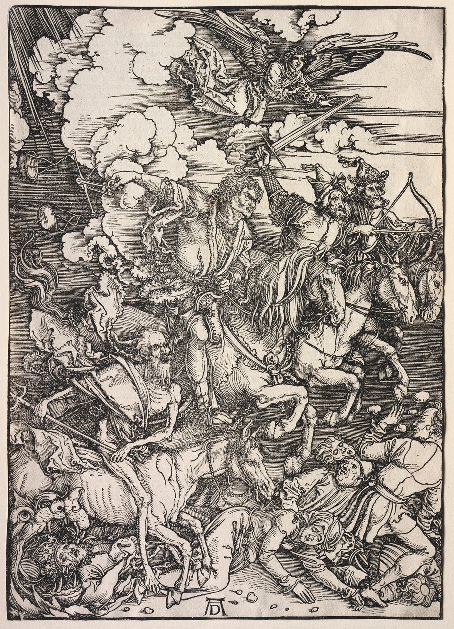 Openbaring van Johannes: De Vier Ruiters door Albrecht Dürer