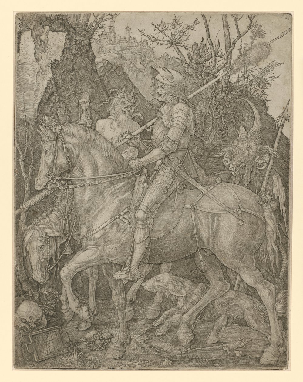 Ridder, dood en duivel door Albrecht Dürer