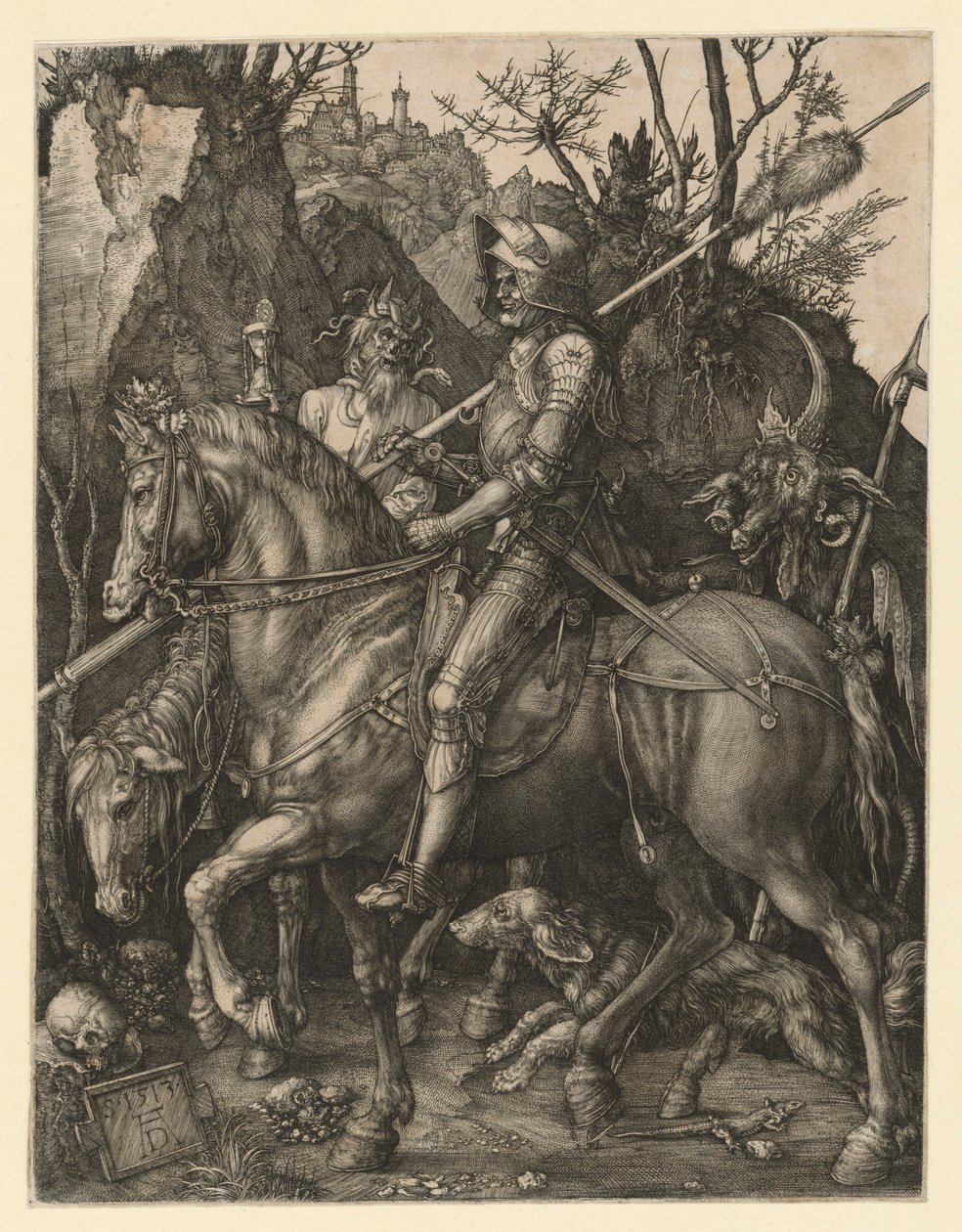 Ridder, dood en duivel door Albrecht Dürer