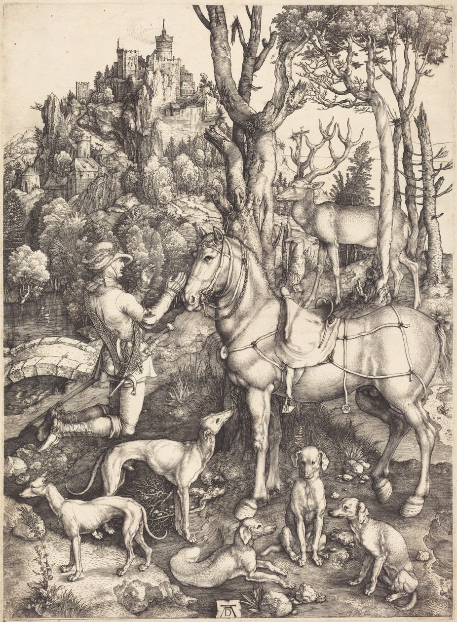Sint-Eustachius door Albrecht Dürer