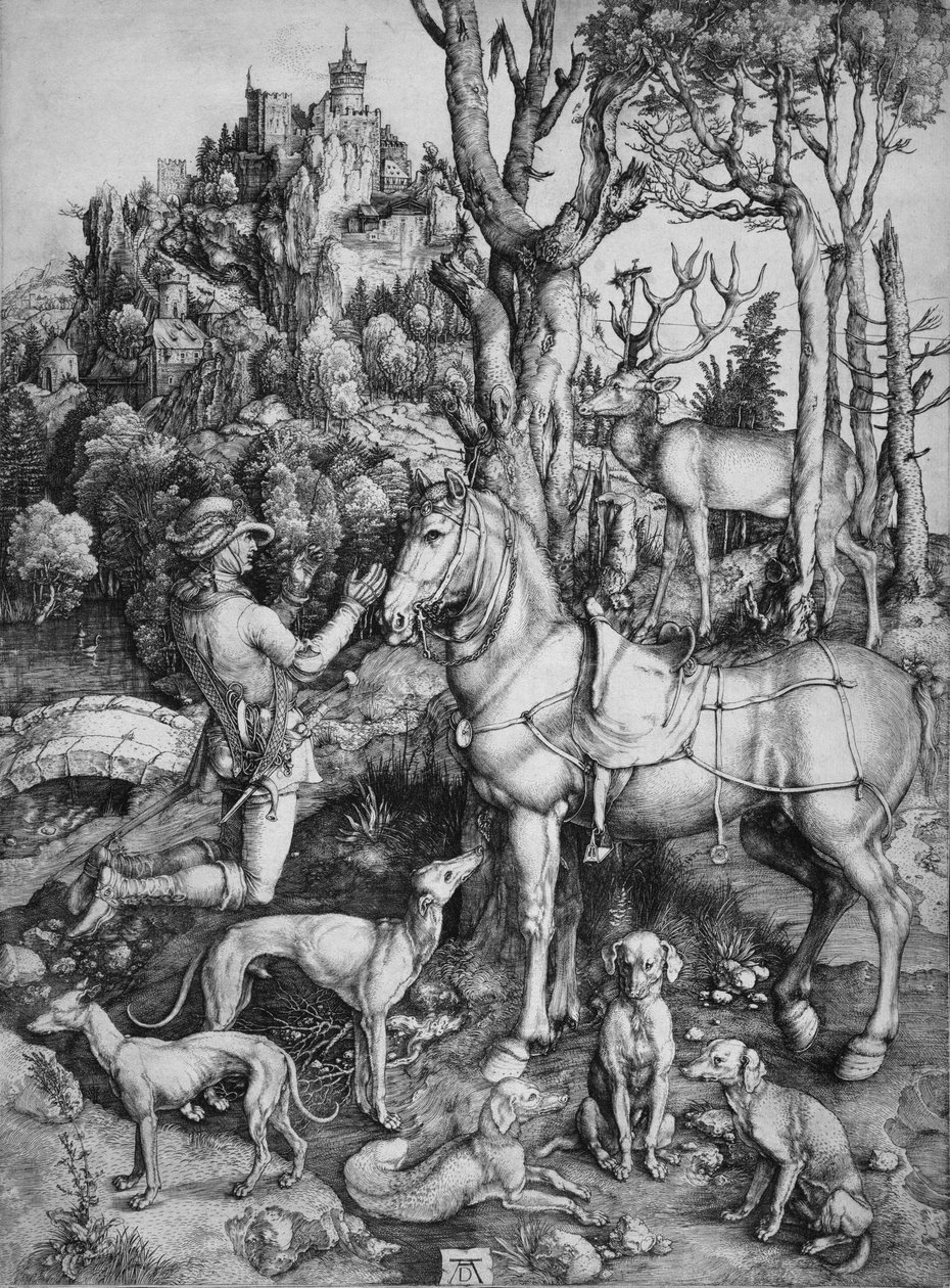 Sint-Eustachius door Albrecht Dürer