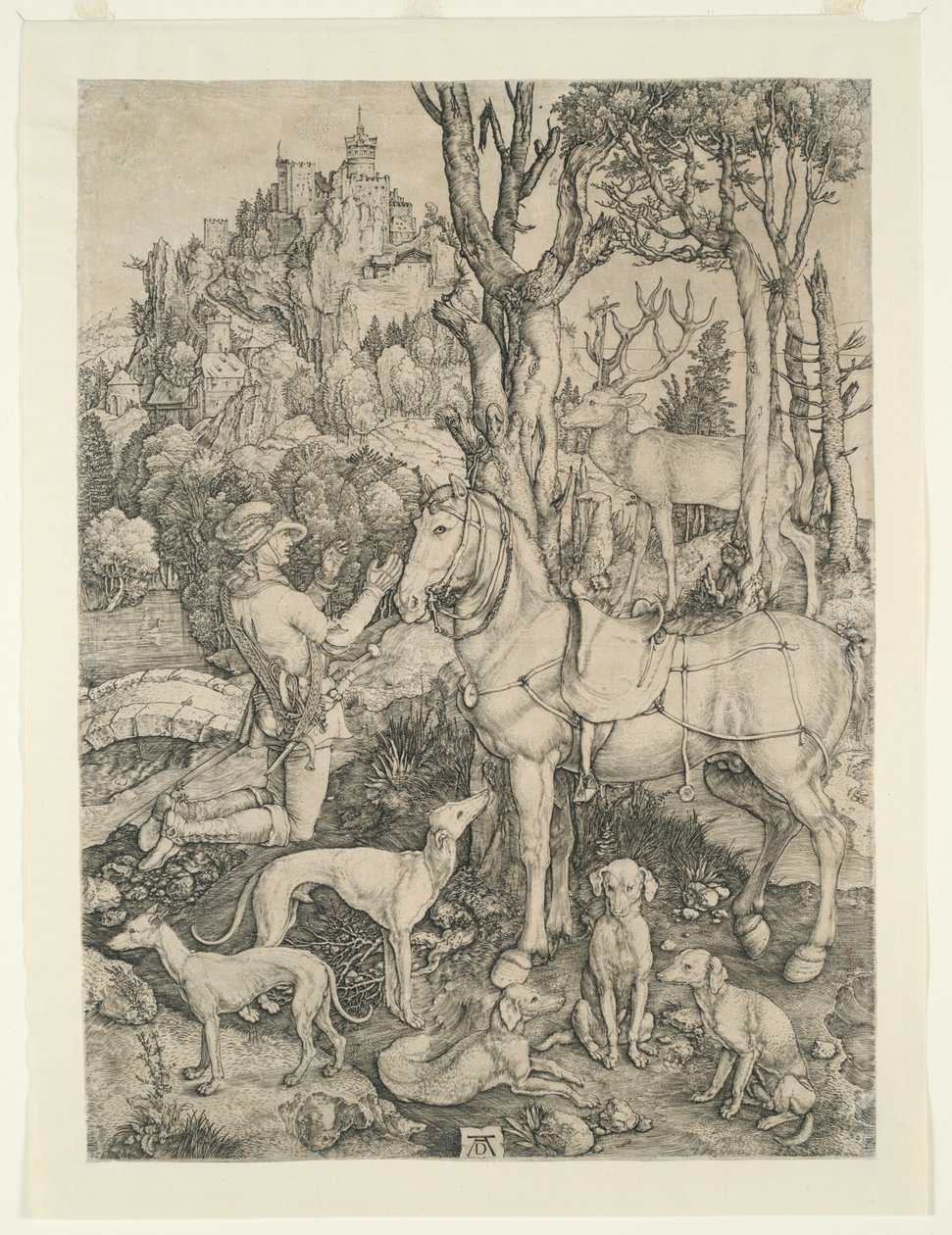Sint Eustachius door Albrecht Dürer