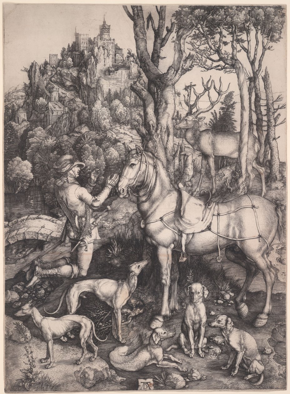 Sint-Eustachius door Albrecht Dürer