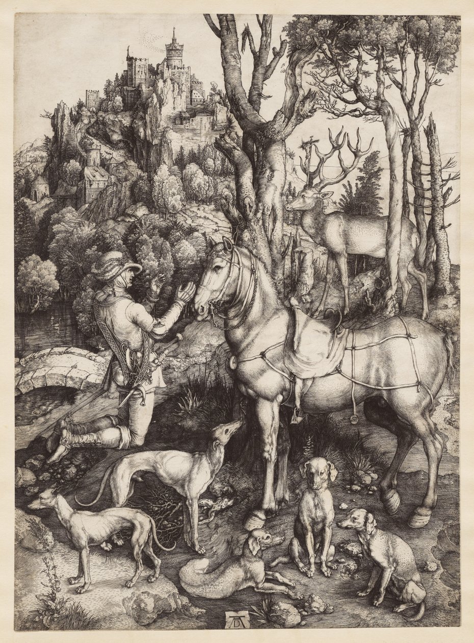Sint-Eustachius door Albrecht Dürer