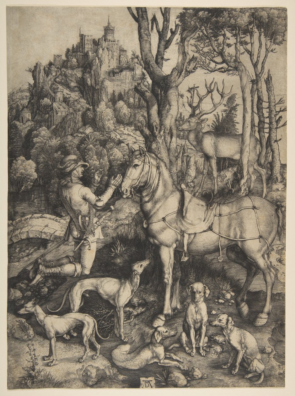 Sint-Eustachius door Albrecht Dürer