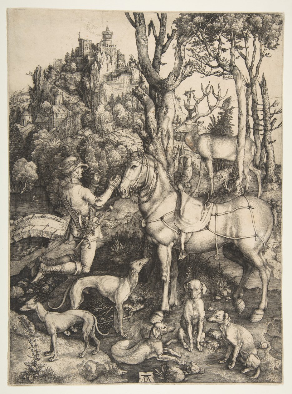 Sint-Eustachius door Albrecht Dürer
