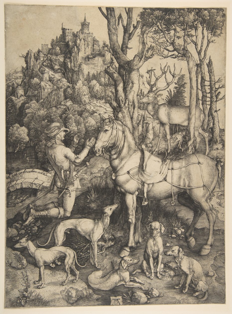 Sint-Eustachius door Albrecht Dürer