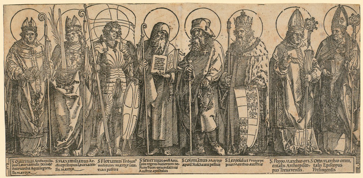 Beschermheiligen van Oostenrijk door Albrecht Dürer