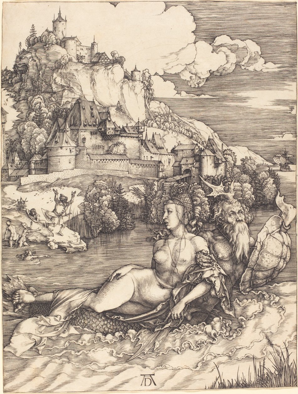 Zee Monster ("Das Meerwunder") door Albrecht Dürer