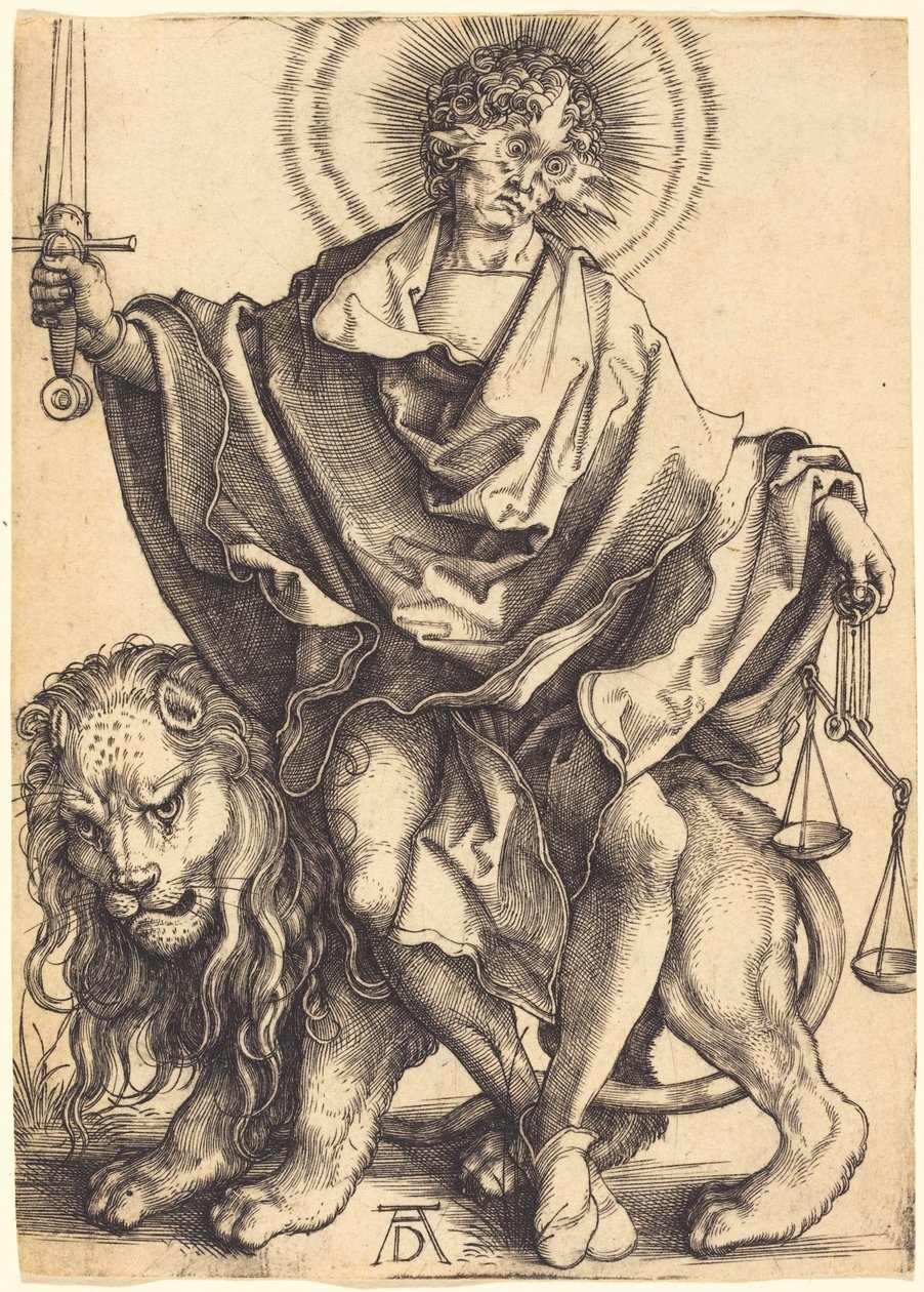 Sol Iustitiae („Zon der gerechtigheid“) door Albrecht Dürer