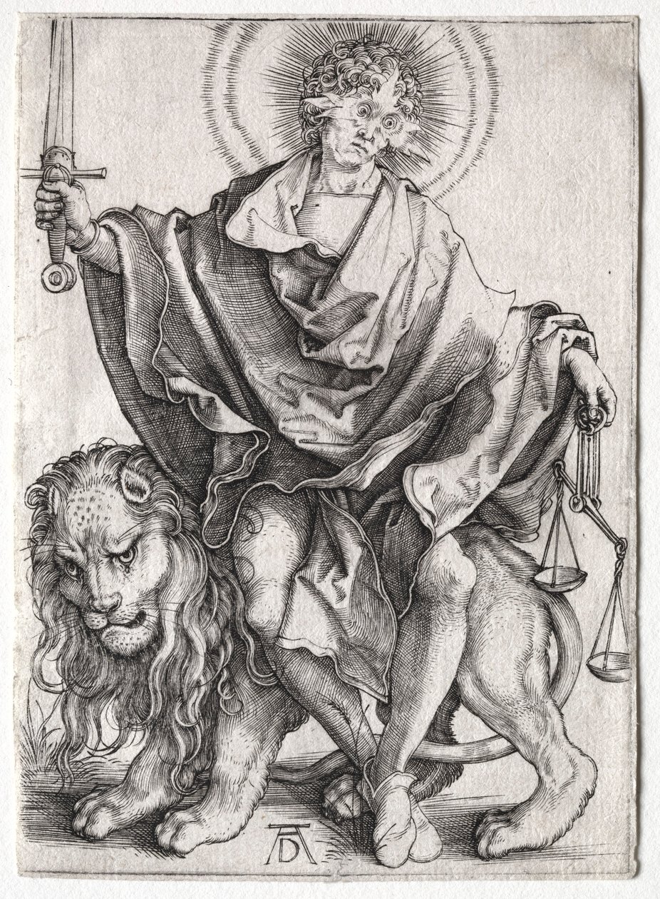 Zoon van de Rechtvaardigheid, ca. 1500 door Albrecht Dürer