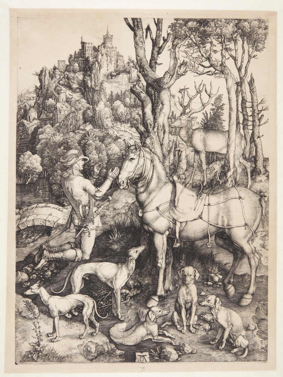 St. Eustachius door Albrecht Dürer
