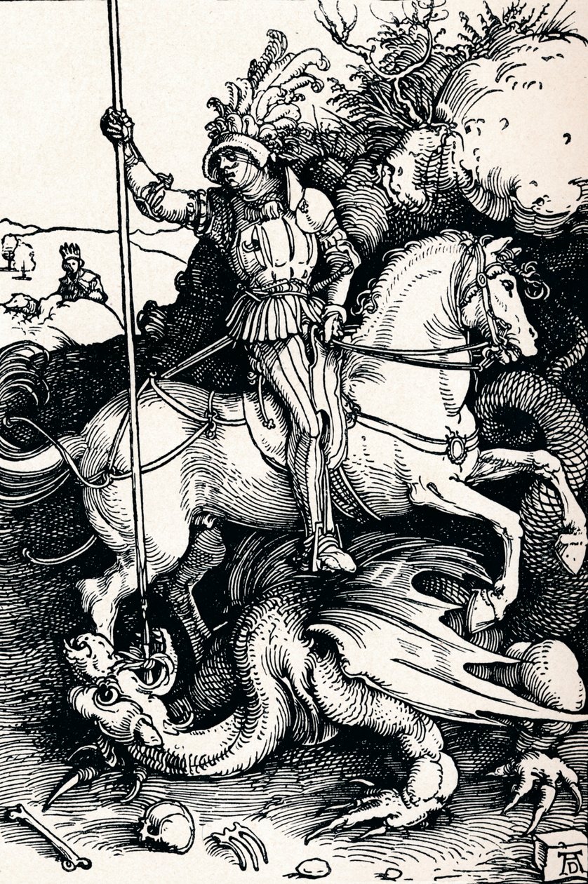 Sint Joris en de Draak, 1505 1906 door Albrecht Dürer