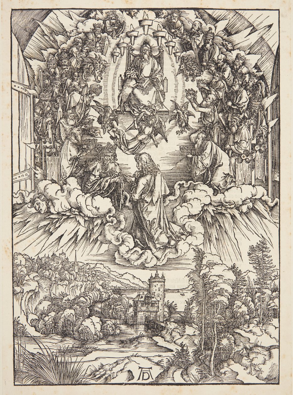 St. Johannes voor God en de Oudsten door Albrecht Dürer