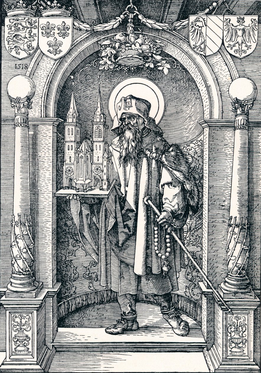 St. Sebaldus in de nis, 1518 1906 door Albrecht Dürer