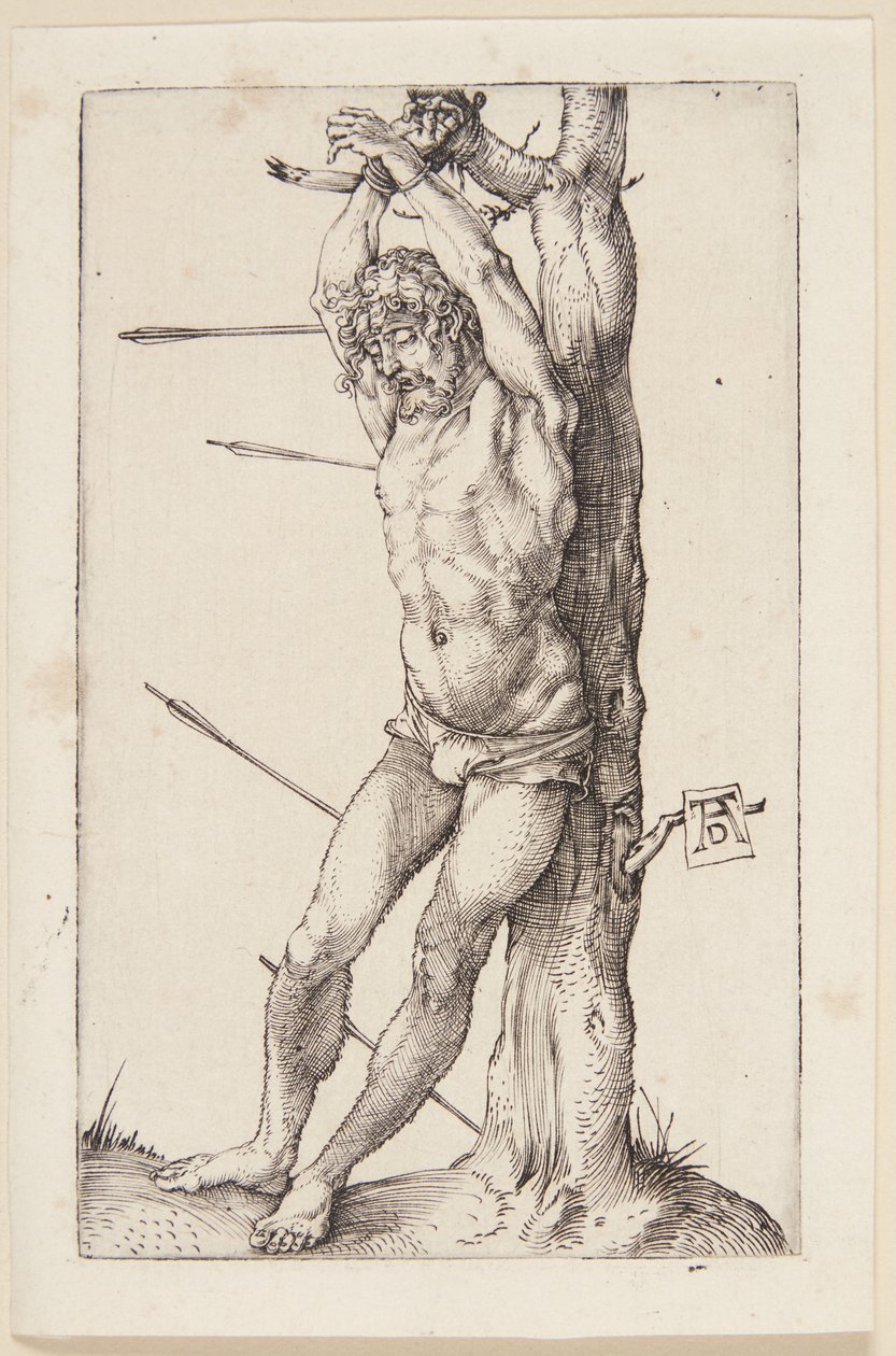 St. Sebastian bij de boom door Albrecht Dürer