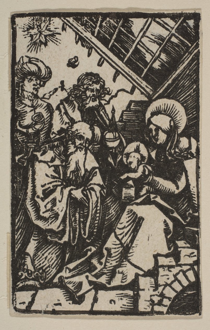 De aanbidding van de koningen door Albrecht Dürer