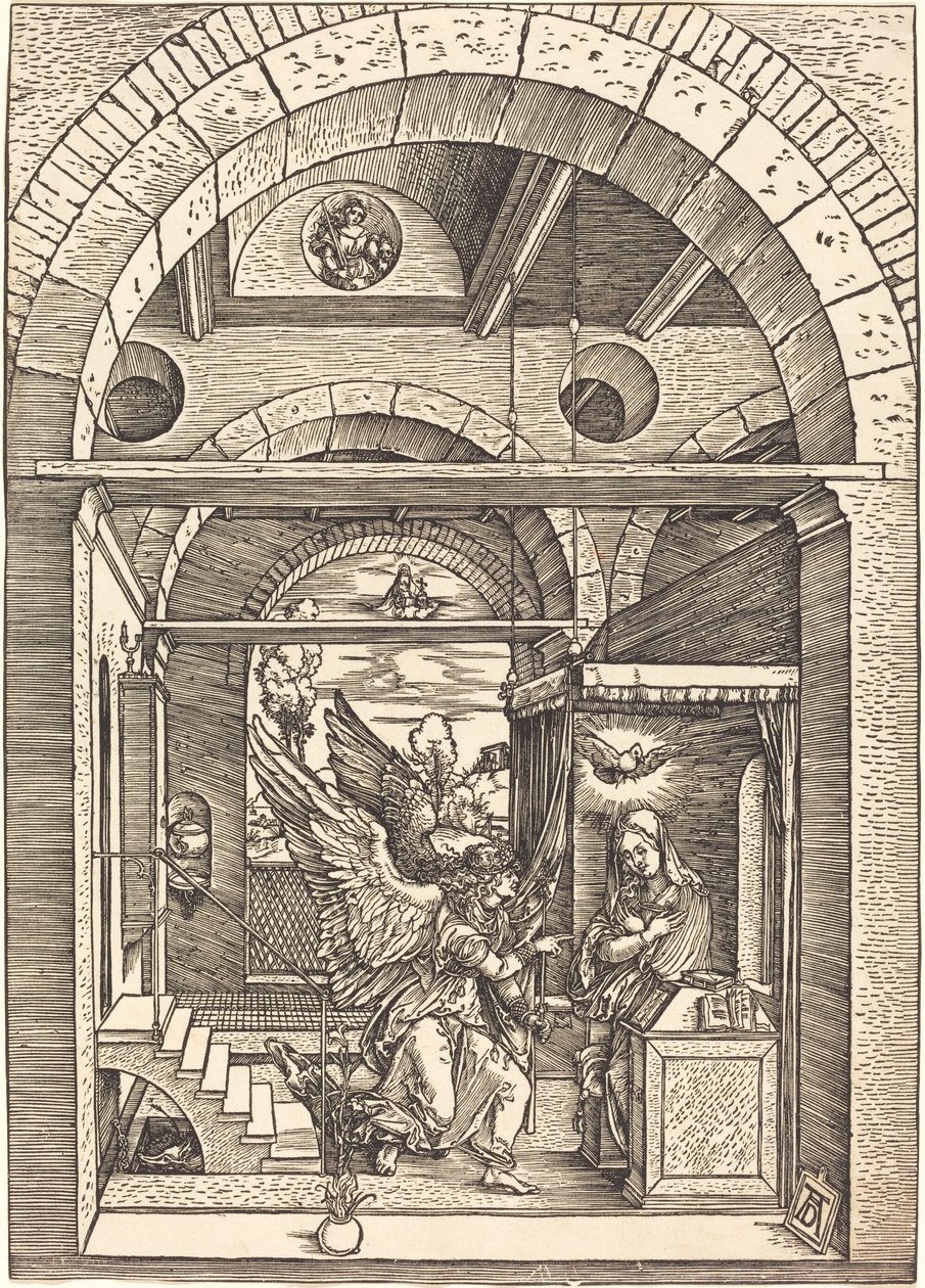 De annunciatie door Albrecht Dürer