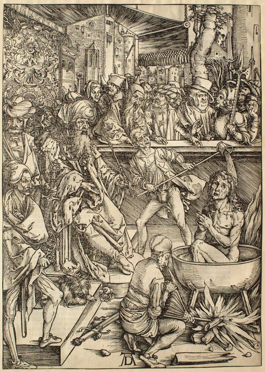 De Apocalyps: het martelaarschap van de heilige Johannes door Albrecht Dürer