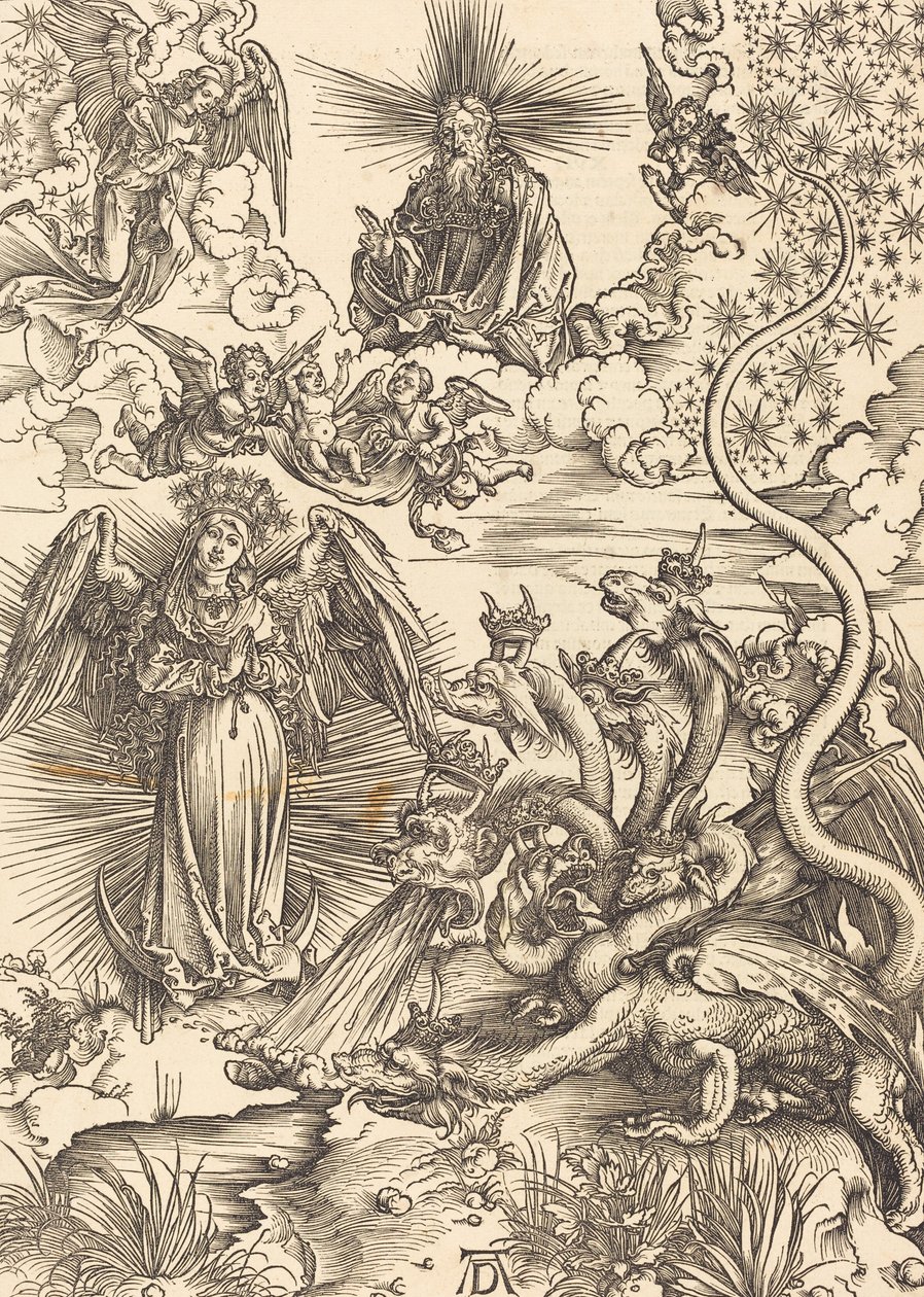 De Apocalyptische Vrouw, 1498 door Albrecht Dürer