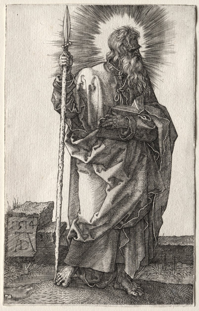 De apostel Thomas door Albrecht Dürer