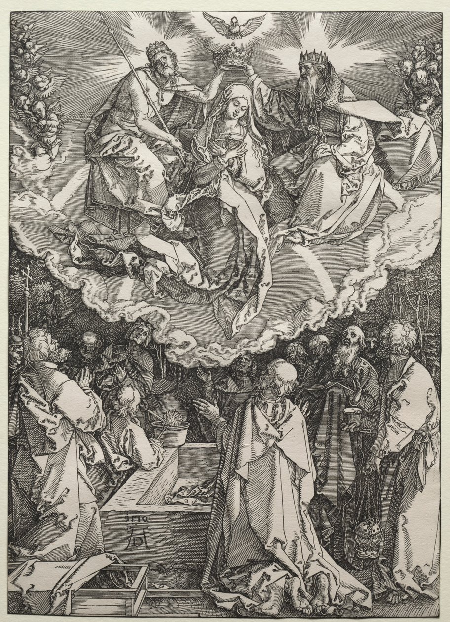 De Hemelvaart en Kroning van de Maagd, 1510 door Albrecht Dürer