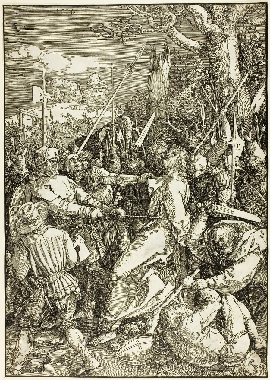 Het Verraad van Christus, uit De Grote Passie door Albrecht Dürer