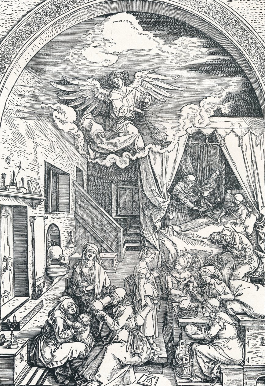 De Geboorte van de Maagd Maria door Albrecht Dürer