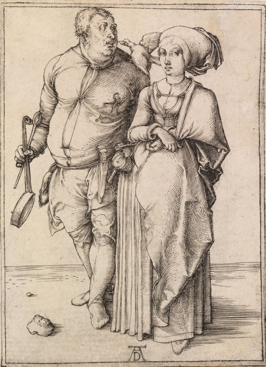 De kok en zijn vrouw door Albrecht Dürer