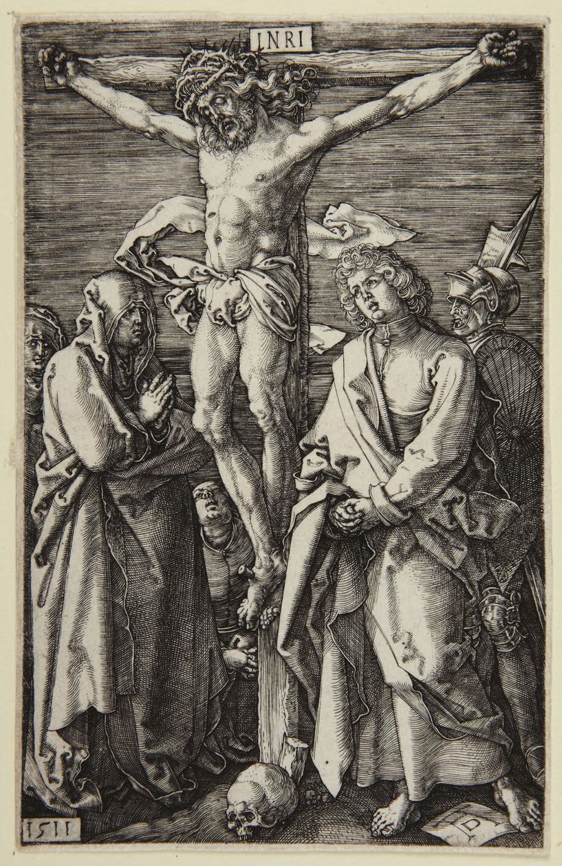De kruisiging (serie van de gegraveerde Passie) door Albrecht Dürer