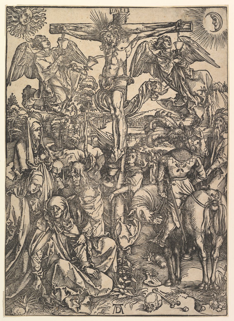 De Kruisiging, uit De Grote Passie door Albrecht Dürer
