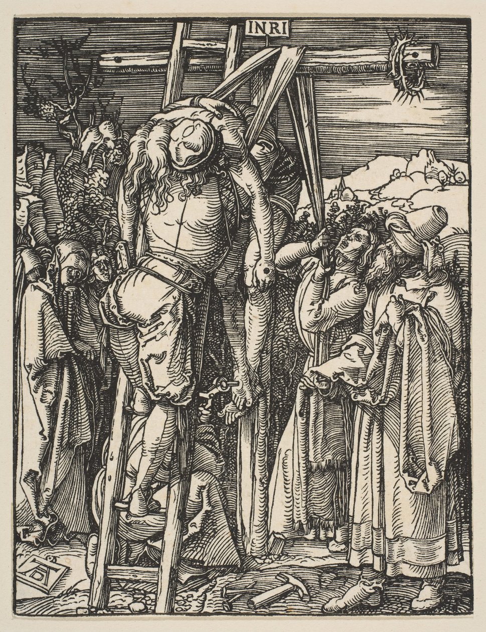 De Kruisafneming, uit De Kleine Passie, ca. 1509 door Albrecht Dürer
