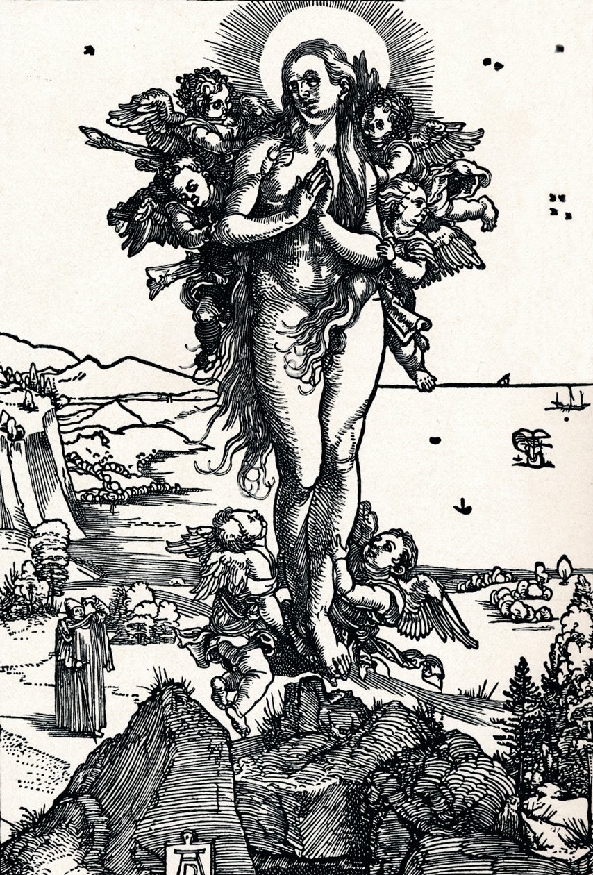 De Verheffing van St. Maria Magdalena, 1500 1906 door Albrecht Dürer