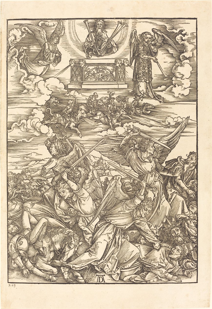 De Vier Wrekende Engelen door Albrecht Dürer