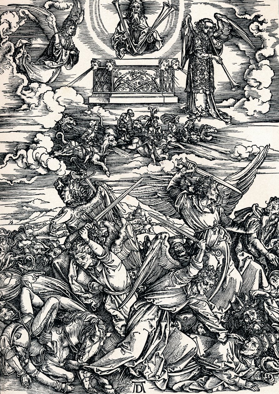 De Vier Wrekende Engelen door Albrecht Dürer