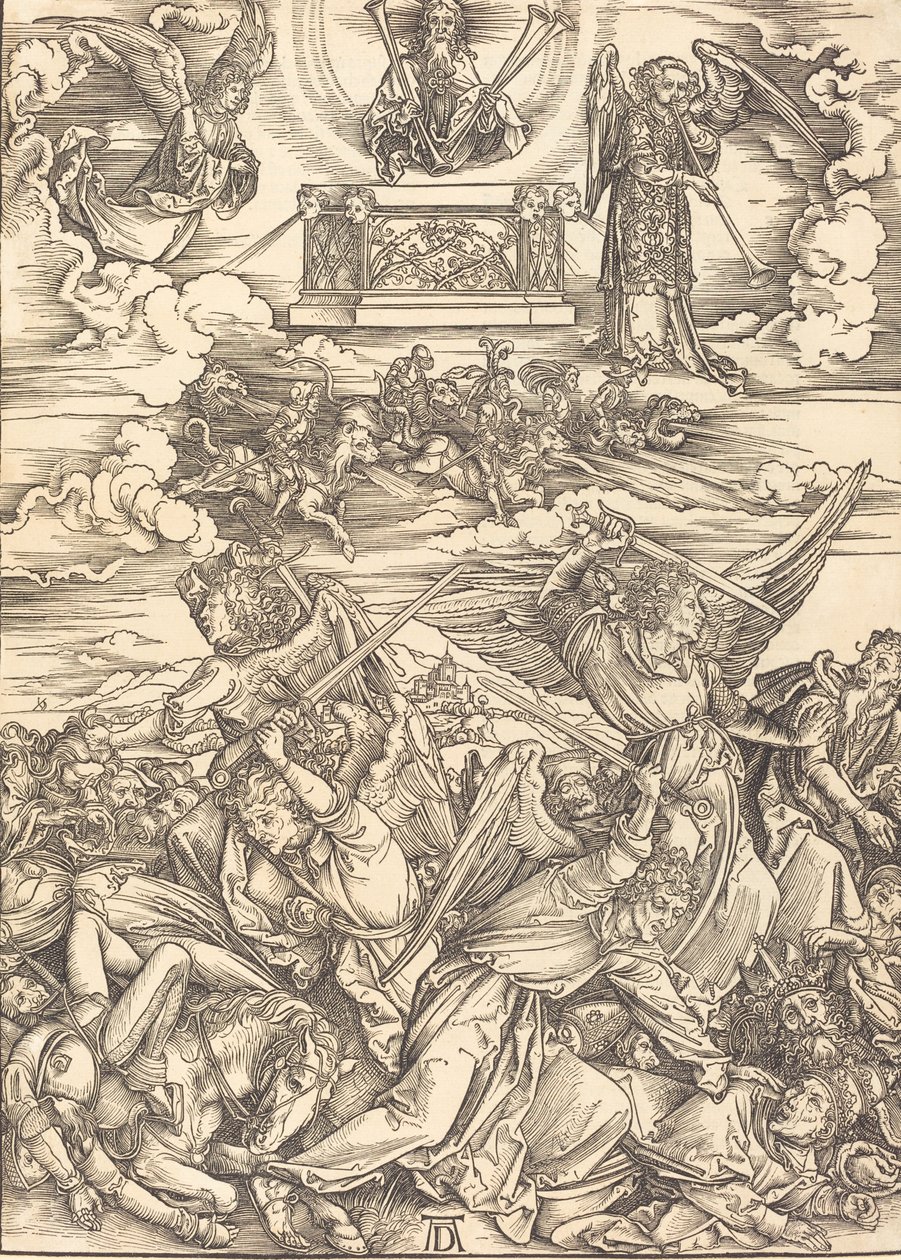 De Vier Wrekende Engelen door Albrecht Dürer