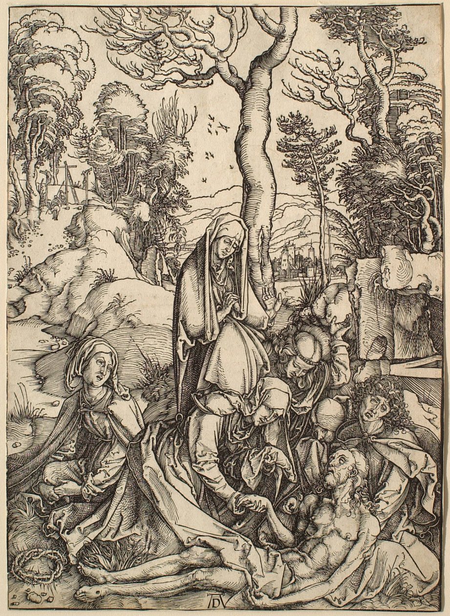 De Grote Passie: De bewening door Albrecht Dürer
